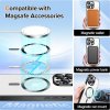 61125 3 techsuit luxury crystal magsafe kryt na iphone 16 pro strieborny