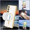 66870 1 techsuit luxury glitter magsafe puzdro na samsung galaxy s24 plus ruzovy