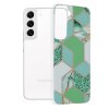 66219 techsuit marble series puzdro na samsung galaxy s22 green hex