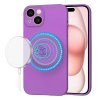 61605 techsuit softflex magsafe kryt na iphone 15 fialovy