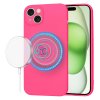 61680 techsuit softflex magsafe kryt na iphone 15 plus syto ruzovy
