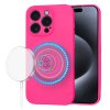 61635 techsuit softflex magsafe kryt na iphone 15 pro syto ruzovy