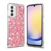 69117 techsuit sparkly glitter puzdro na samsung galaxy a25 5g ruzovy