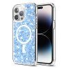 59376 techsuit sparkly glitter magsafe kryt na iphone 14 pro modry