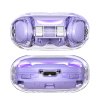82365 4 acefast bezdrotove sluchadla t8 bluetooth 5 3 usb c ai redukcia sumu hovorov ipx4 digitalny displej 480 mah purple