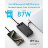 82419 2 anker power banka powercore a1383h11 20 000 mah 87 w 2 usb c usb a usb c kabel cierna