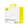 82083 6 baseus bezdrotove sluchadla wm02 ngtw370302 true wireless stereo bluetooth v5 3 inteligentny displej biele creamy white