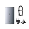 81927 6 baseus gan5 pro nabijacka ccgp150113 usb usb c plochy dizajn kabel usb c ue a uk konektor siva