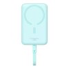 82482 2 baseus magneticka power banka mini p1002210b333 00 magsafe 2 usb c lightning 10 000 mah 30 w rychle nabijanie modra