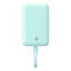 82482 4 baseus magneticka power banka mini p1002210b333 00 magsafe 2 usb c lightning 10 000 mah 30 w rychle nabijanie modra
