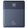 82056 baseus power banka blade p10063801323 00 2 usb c 65 w 12000 mah digitalny displej usb c kabel modra
