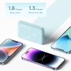 81945 6 baseus power banka mini ppcx110203 usb c magsafe 10 000 mah 30 w usb c kabel 30 cm modra