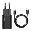 81519 baseus sietova nabijacka super si tzccsup l01 usb c pd 25w 3a usb c kabel 1m cierna