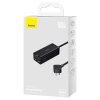 81957 5 baseus sietova nabijacka predlzovacka pszm000201 2 ac 2 usb 2 usb c 100w usb c kabel cierna