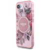 87759 2 guess iml flowers magsafe obal na iphone 16e ruzovy