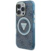 87717 1 guess iml metal glitter 4g circle triangle magsafe obal na iphone 16 pro modry