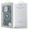 87717 6 guess iml metal glitter 4g circle triangle magsafe obal na iphone 16 pro modry