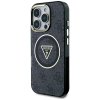 87720 3 guess iml metal glitter 4g circle triangle magsafe obal na iphone 16 pro max cierny