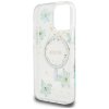 77466 4 guess hardcase resin flowers and glitter magsafe puzdro pre iphone 16 pro max tyrkysove