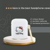 82740 2 hello kitty silicone 3d kitty head puzdro pre apple airpods 1 2 biele