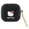 82749 hello kitty silicone 3d kitty head puzdro pre apple airpods 3 cierne