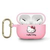 82758 1 hello kitty silicone 3d kitty head puzdro pre apple airpods 3 ruzove