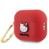 82767 1 hello kitty silicone 3d kitty head puzdro pre apple airpods pro 2 cervene