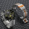 87270 3 techsuit watchband w063 remienok pre huawei watch gt 2 46 mm gt 2 pro gt 3 pro 46 mm ultimate xiaomi watch s1 strieborny