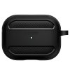 82230 3 techsuit carbon silicone puzdro pre airpods pro 1 2 cierne