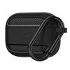 82230 techsuit carbon silicone puzdro pre airpods pro 1 2 cierne
