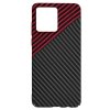 84633 3 techsuit carbonite fibershell puzdro na motorola moto g84 cerveno cierne