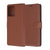 85656 techsuit leather folio kozene knizkove puzdro na motorola edge 50 ultra hnede