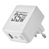 82614 1 techsuit premium tiny series sietova nabijacka chpd173 gan usb usb c rychlonabijanie pd35w biela