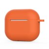 82182 4 techsuit silicone puzdro pre airpods 4 ultratenke hladke oranzove