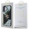 87972 6 guess hardcase 4g grained roses big logo ochranny kryt pre iphone 16 cierny