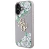 87978 3 guess hardcase 4g grained roses big logo ochranny kryt pre iphone 16 fialovy