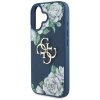 87981 5 guess hardcase 4g grained roses big logo ochranny kryt pre iphone 16 modry