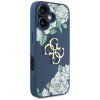 87981 1 guess hardcase 4g grained roses big logo ochranny kryt pre iphone 16 modry