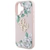 87975 4 guess hardcase 4g grained roses big logo ochranny kryt pre iphone 16 ruzovy