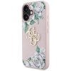 87975 1 guess hardcase 4g grained roses big logo ochranny kryt pre iphone 16 ruzovy