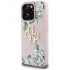87987 1 guess hardcase 4g grained roses big logo ochranny kryt pre iphone 16 pro ruzovy