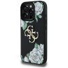 87996 3 guess hardcase 4g grained roses big logo ochranny kryt pre iphone 16 pro max cierny