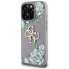 88005 3 guess hardcase 4g grained roses big logo ochranny kryt pre iphone 16 pro max fialovy