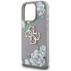 88005 4 guess hardcase 4g grained roses big logo ochranny kryt pre iphone 16 pro max fialovy