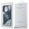88002 6 guess hardcase 4g grained roses big logo ochranny kryt pre iphone 16 pro max modry