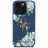 88002 2 guess hardcase 4g grained roses big logo ochranny kryt pre iphone 16 pro max modry