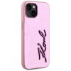 88101 1 karl lagerfeld hardcase leather ochranny kryt pre iphone 15 ruzovy pink metal signature