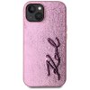 88101 2 karl lagerfeld hardcase leather ochranny kryt pre iphone 15 ruzovy pink metal signature