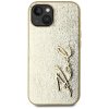 88116 2 karl lagerfeld hardcase leather ochranny kryt pre iphone 15 zlaty gold metal signature