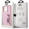 88104 6 karl lagerfeld hardcase leather ochranny kryt pre iphone 15 pro ruzovy pink metal signature